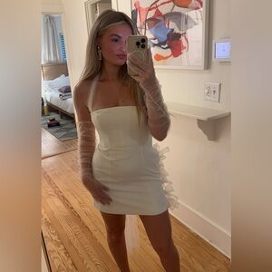 Lover and Friends Amora Mini Dress in White